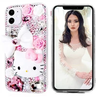 glitter 3d case for samsung galaxy s21 s20 fe note 10 20 ultra s10e a12 m12 a42 m32 a22 a32 5g a52 a72 diamond cute girls cover