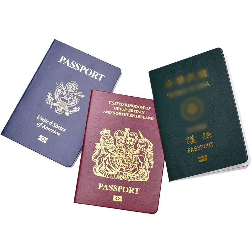 

Simulated Blank Passport Notebook Passport Personality Notebook Teaching Props 1PCS