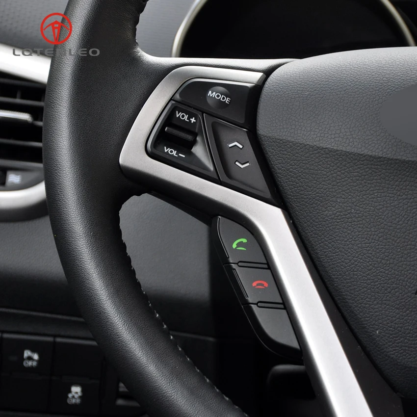 LQTENLEO черный PU искусственная кожа Чехол рулевого колеса автомобиля для Hyundai Veloster