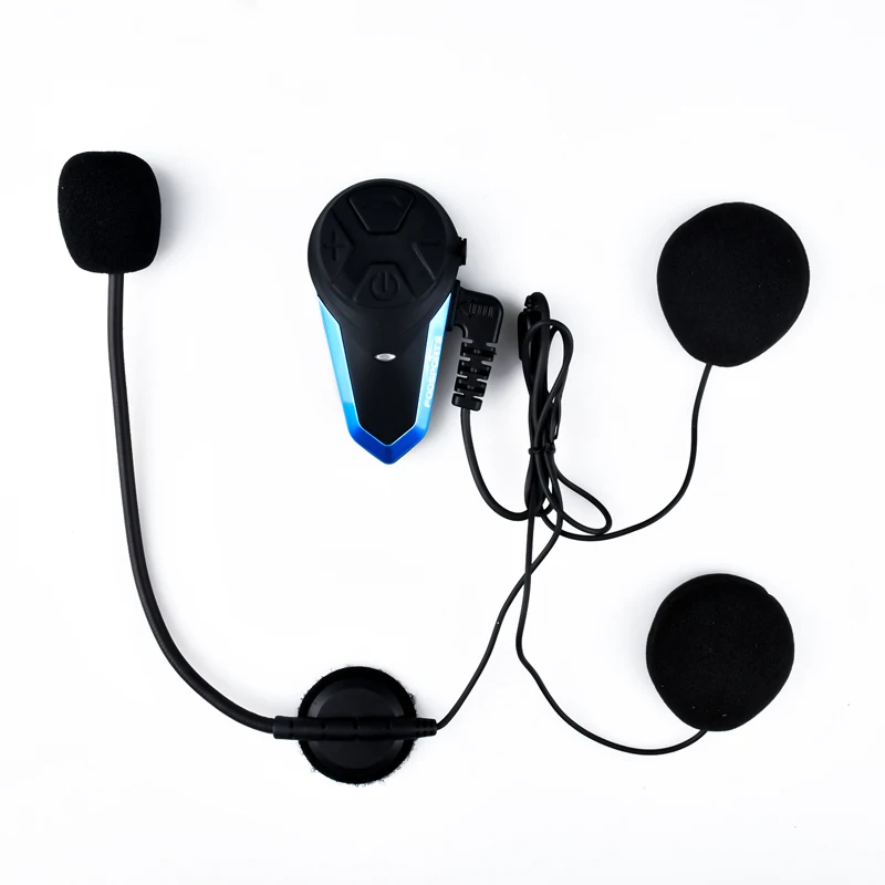 1 шт. Fodsports BT-S3 домофон беспроводной bluetooth для шлемов 2 всадников 1000 м moto rcycle спикеры для шлема водонепроницаемый moto interphone