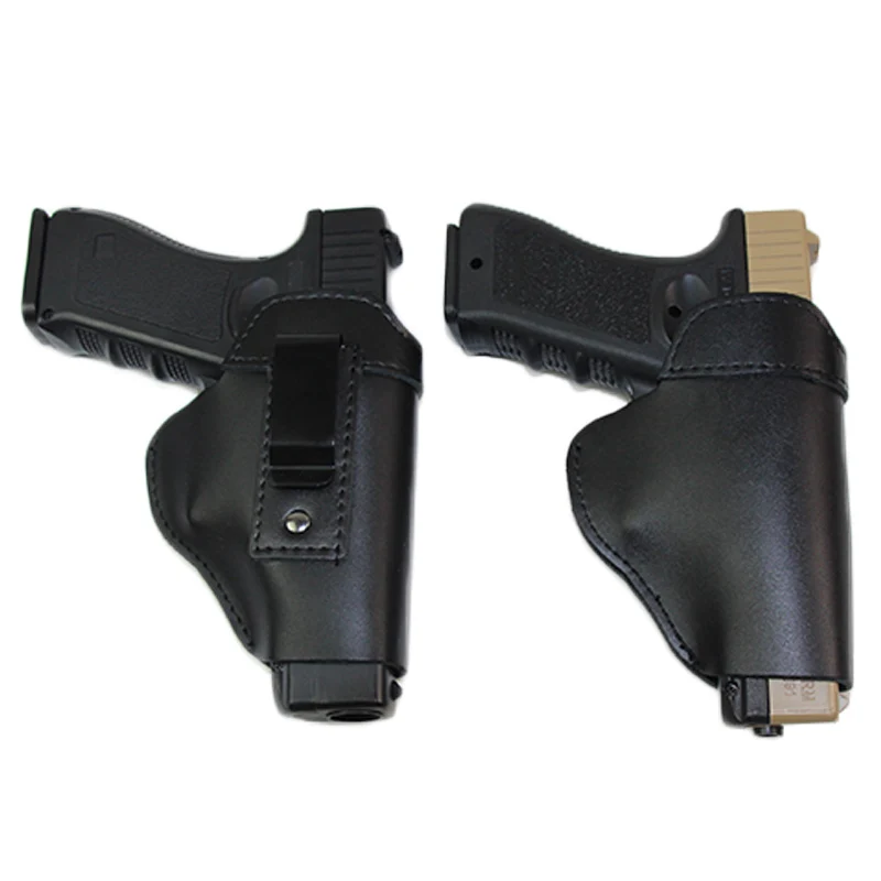 Кожаный кобура Для Пистолетов Glock 17 18 19 22 26 Sig Sauer P226 Beretta M92 Cz 75 Shadow Airsoft пистолеты