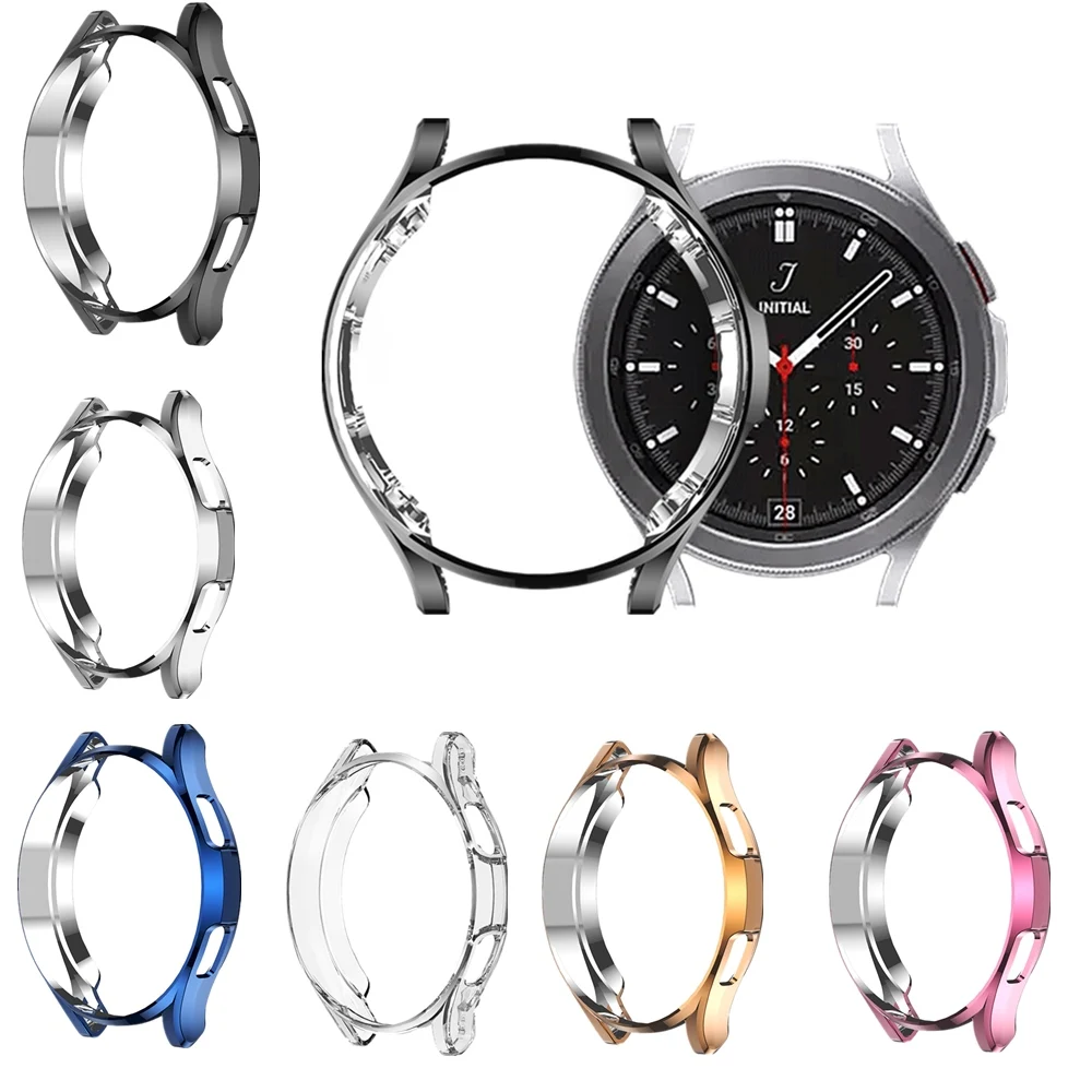 

Soft Tpu Cover Case for Samsung Galaxy Watch 4 Classic 42MM 46MM Watch Protection Case for Galaxy Watch 40 44mm Bumper Protector