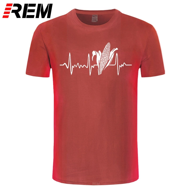 REM Corn Heartbeat - Cob футболка крутая забавная мужские высококачественные футболки для