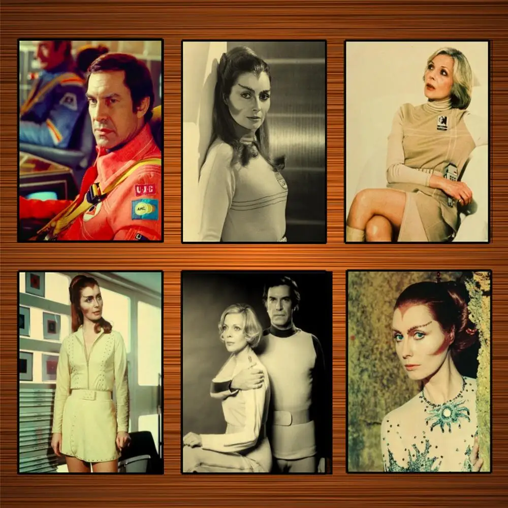 Catherine Schell Space 1999 Sci Fi ТВ шоу Ретро Винтажный Классический постер Холст Картина