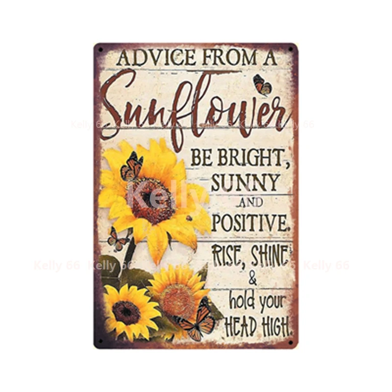 [Kelly66] с принтом You Are My подсолнечника только Sunshine счастьем Оловянная