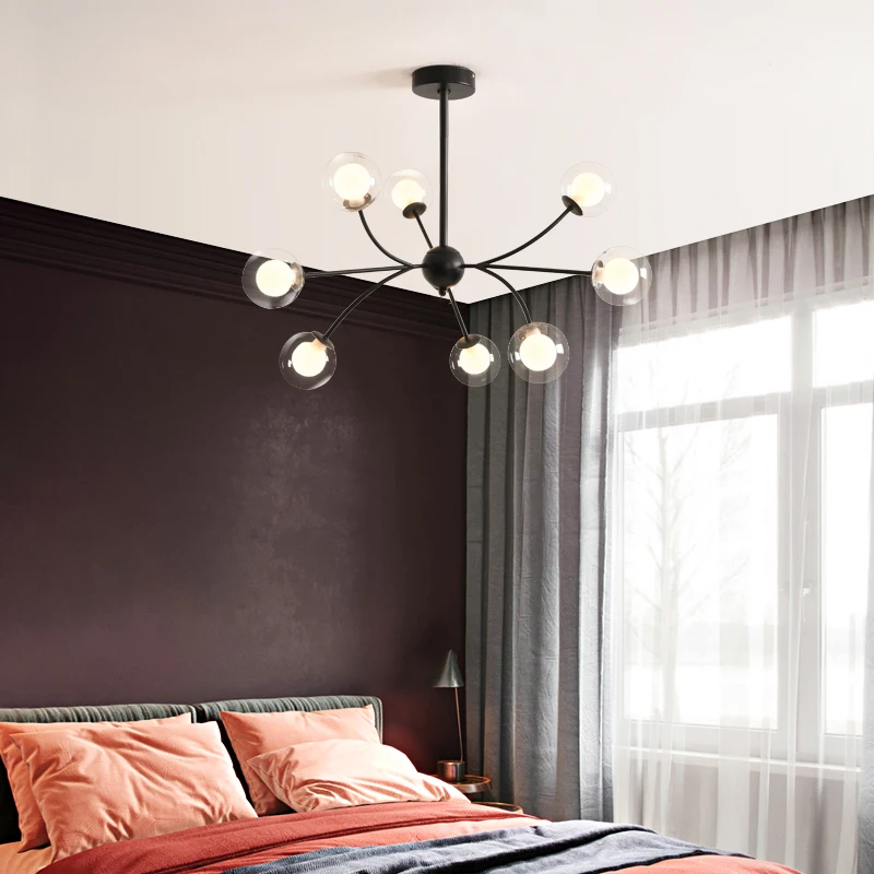 Современный Креативный светодиодный светильник 9/10/15 s G9 стеклянный шаровой