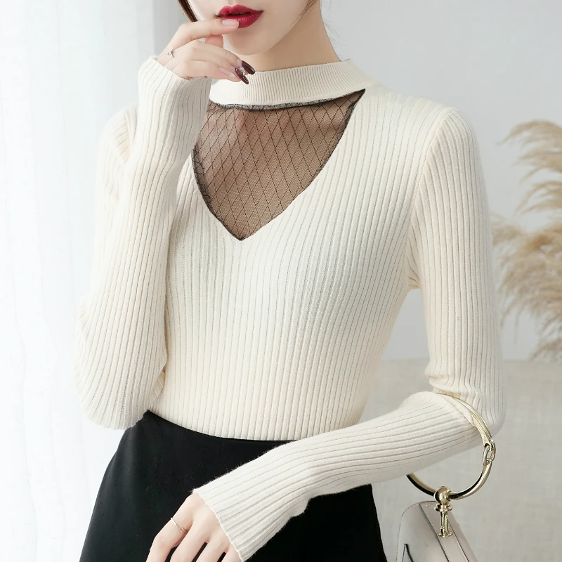 Новый свитер для женщин 2020 осенний женский с длинным рукавом пуловер модный