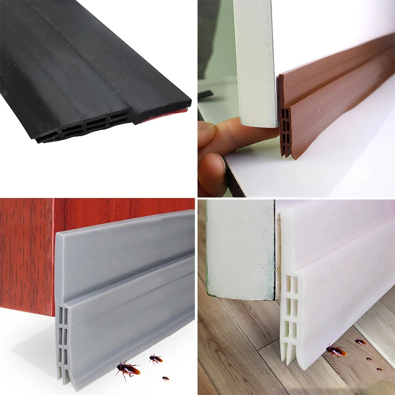 

Sealing Strips 1Pc Home Door Window Silicone Double-sided Weather Seal Stripping