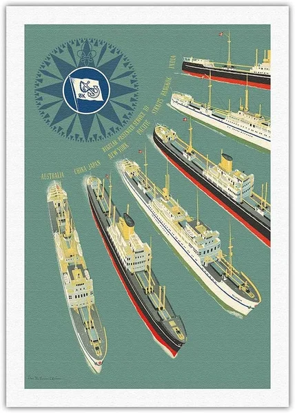 Изображение Восточно-азиатской компании Дания-пассажирское обслуживание в
