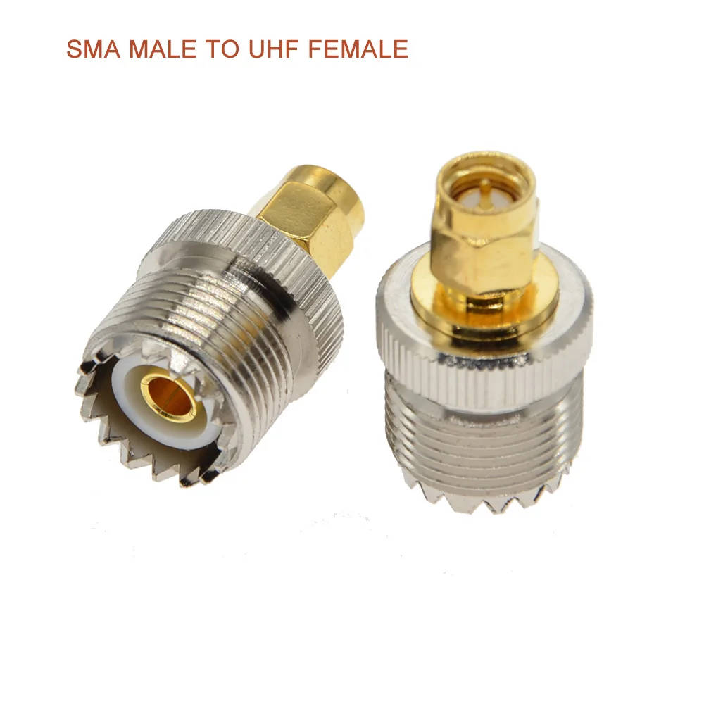 10 шт./лот SMA штекер к UHF L259 SO239 гнездовой разъем RF коаксиальный адаптер |