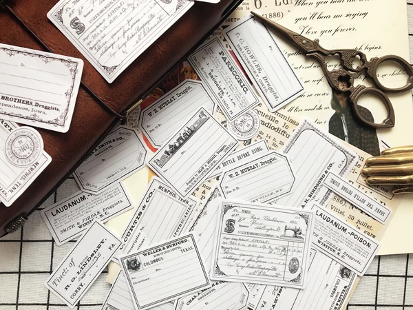 Винтажная бирка с записью ярлыки альбом для рукоделия скрапбукинга дневника