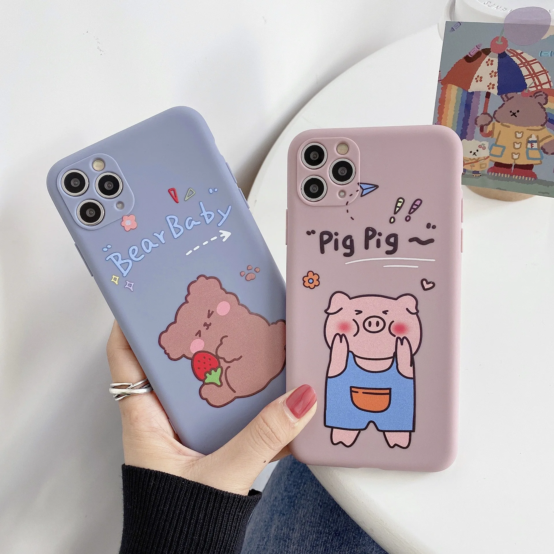 Чехол для телефона из ТПУ iPhone XR XS Max 7 8 6 6S Plus SE 2020 чехол с рисунком в виде сердца