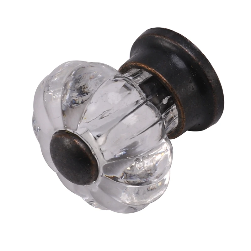 10Pcs Acrylic Pumpkin Cabinet Knobs Handles Pulls for Cabinets Cupboard Dresser Drawers Kitchen Furniture Or Kids Room Promot |