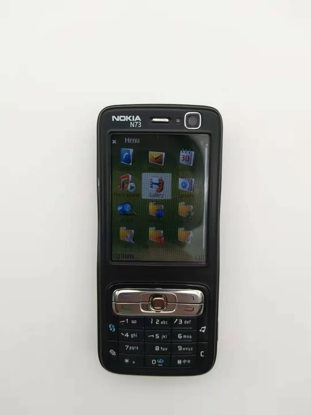 Восстановленный Мобильный телефон Nokia N73 разблокированный GSM Английский Арабский Русский Клавиатура