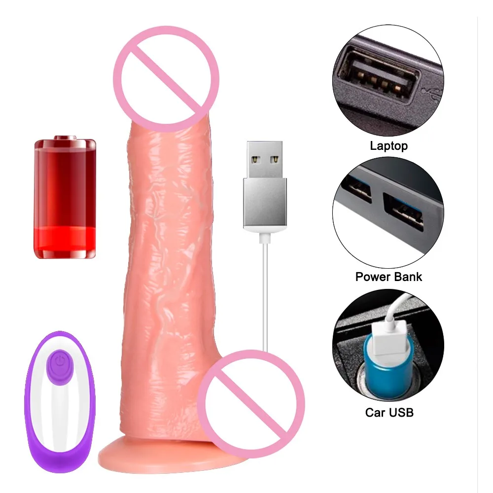 Автоматический телескопический нагревающий вибратор реалистичный