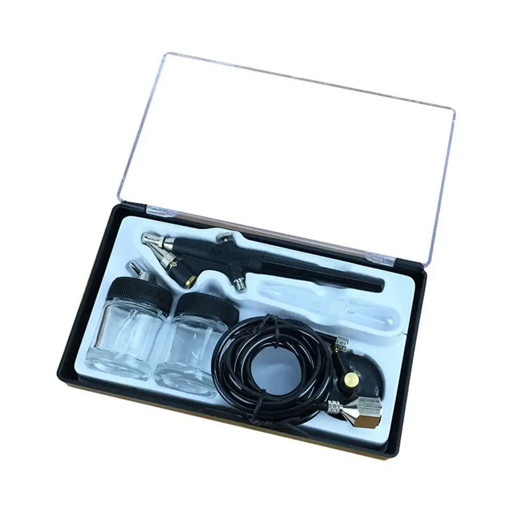 

Airbrush Paint Kit High Atomizing Siphon Feed Spray Tattoo Manicure Gun Brush Action Single Art Tool Kit For Makeup Paintin U5C7