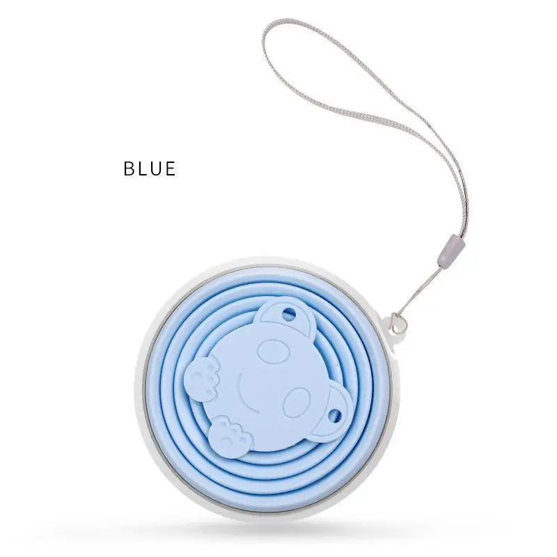 270 мл чашка для путешествий из нержавеющей стали силиконовые выдвижные складные