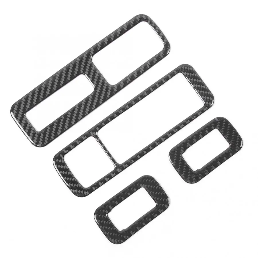 

4pcs Carbon Fiber Window Lift Control Trim Sticker Fit for Lexus RX300 270 200T 450H 2016-2019 araba Interior Mouldings