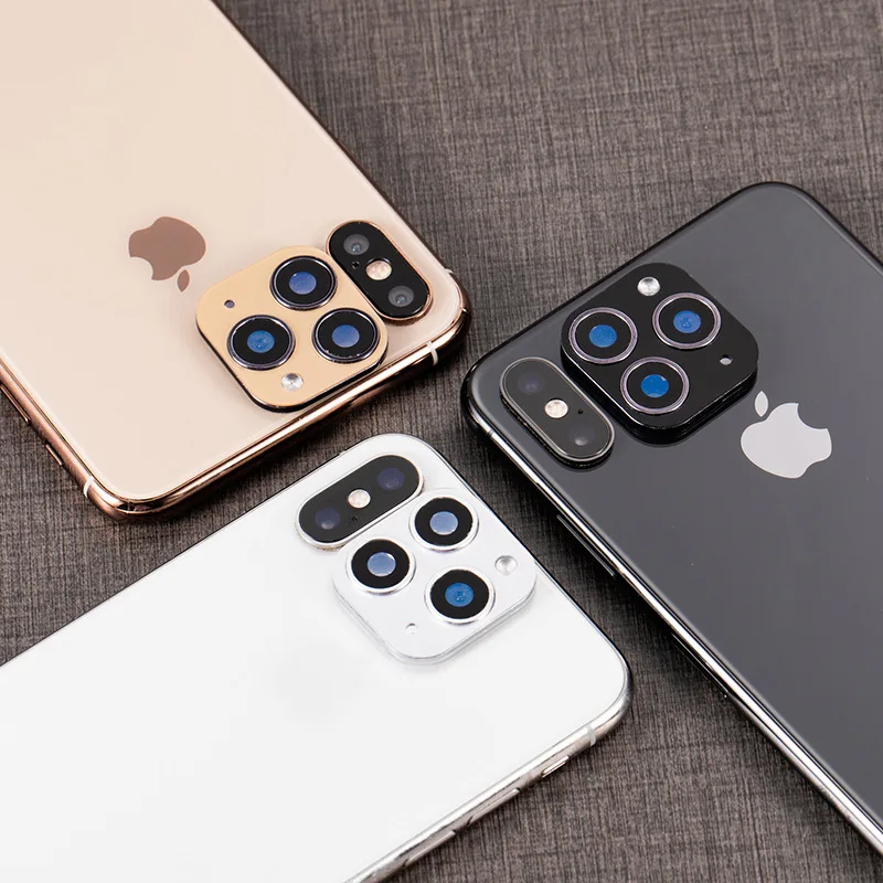 Для iPhone X XS XR Seconds Change 11 PRO MAX наклейка на объектив 11PRO Роскошная металлическая