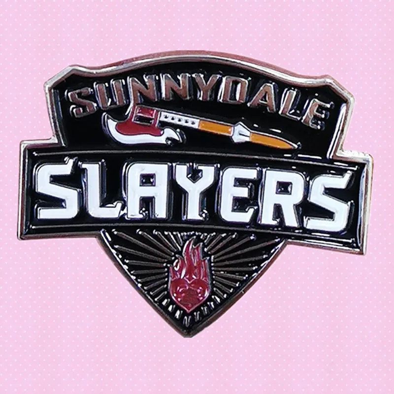 Полифри, рассекающий вампира, Баффи, Саммерс, шотби, банды, хеллмут, эмалированная брошь-кнопка, Джосс, Whedon, ювелирные изделия из фильма