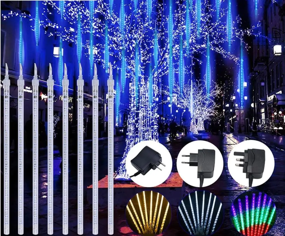 Внешнее водонепроницаемое светодиодное освещение 80 см/60 см/50 см в длину