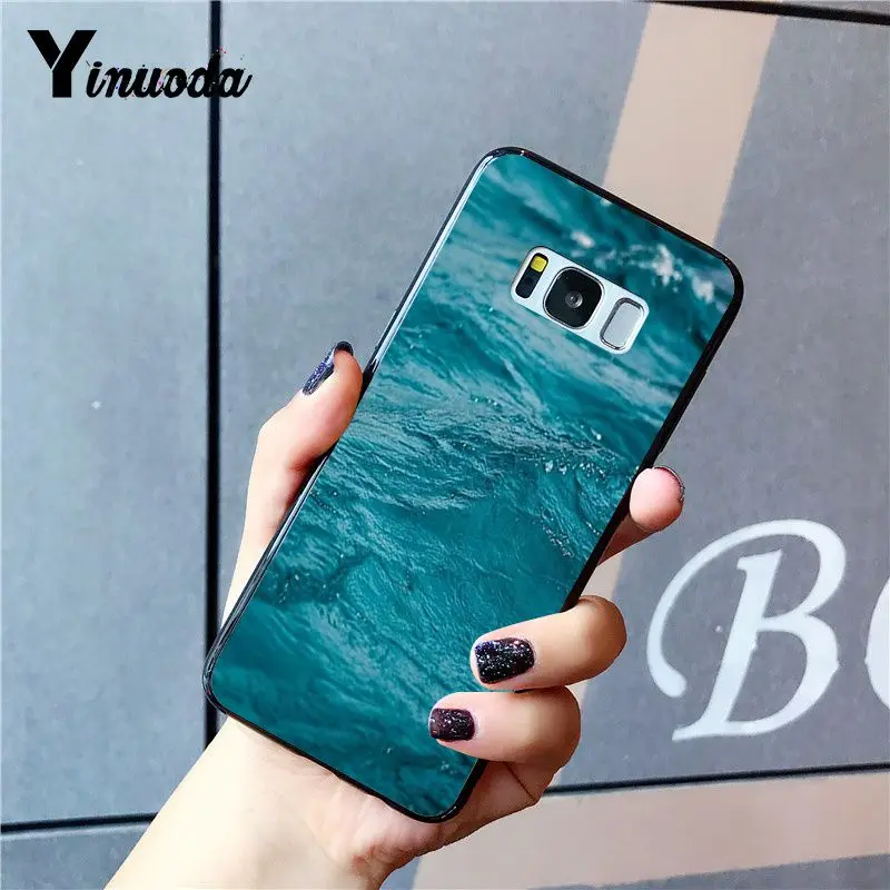A4 Yinuoda синий морской Чехол черный мягкий чехол для телефона samsung Galaxy S9 plus S7 edge S6 edge plus S10 S8 plus чехол - Цвет: A4