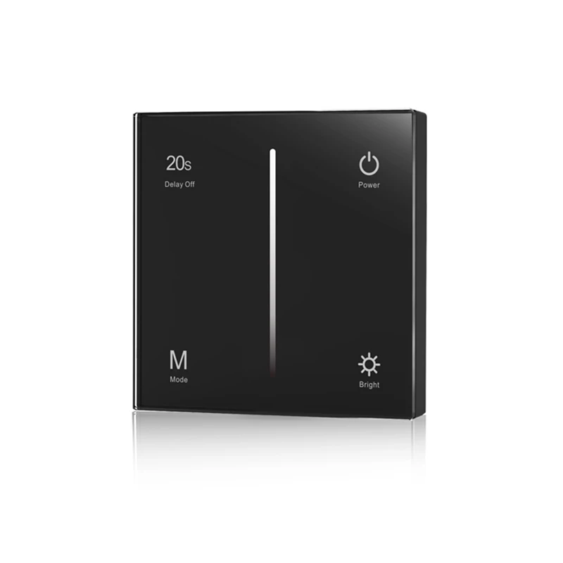 Новый T1 1 светодиодные ленты Диммер низкая Напряжение 12V 24V Вход 3A 4 канала Выход