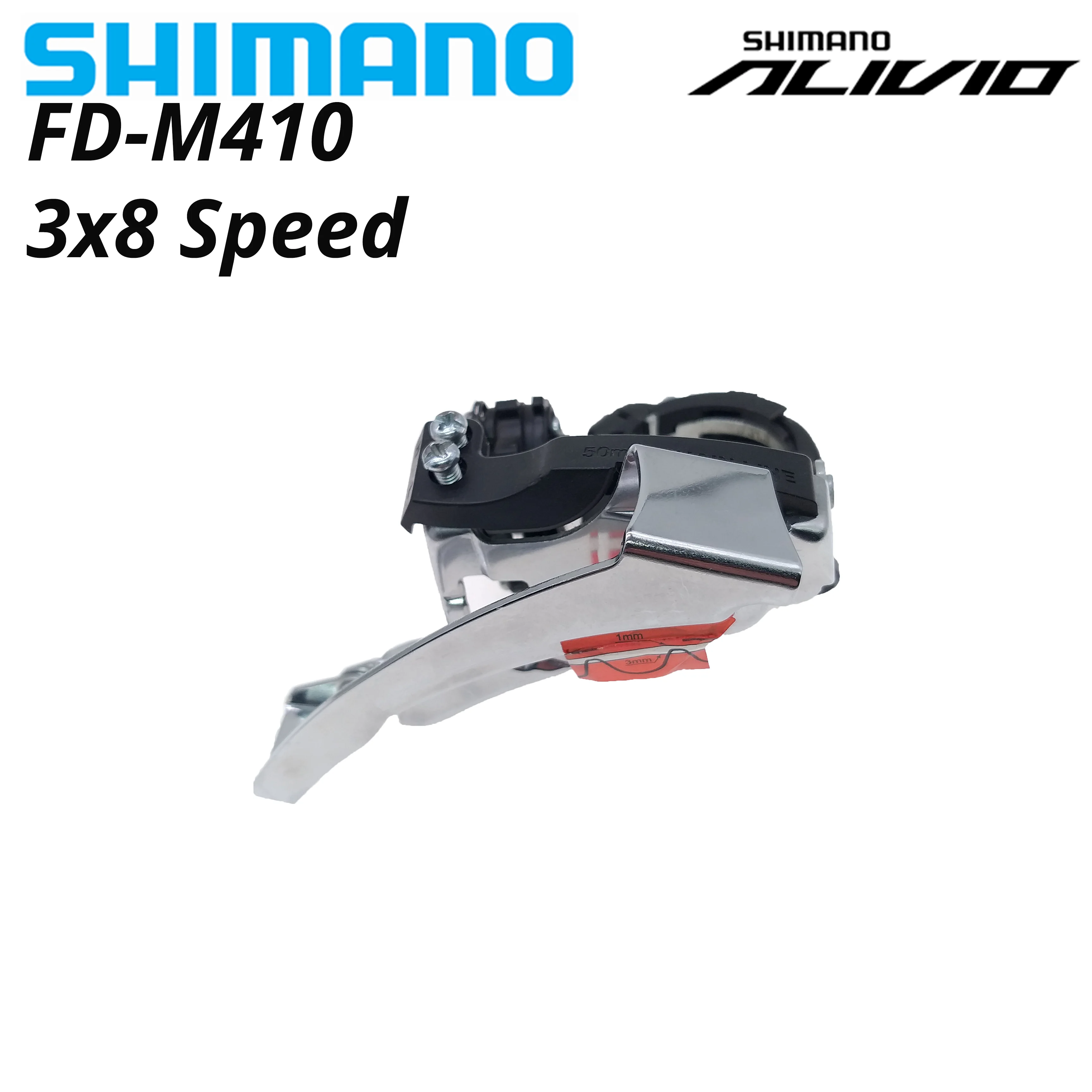 Передний переключатель передач Shimano Alivio FD M410 3*8 скоростей верхний качель 31 8 мм 34 9