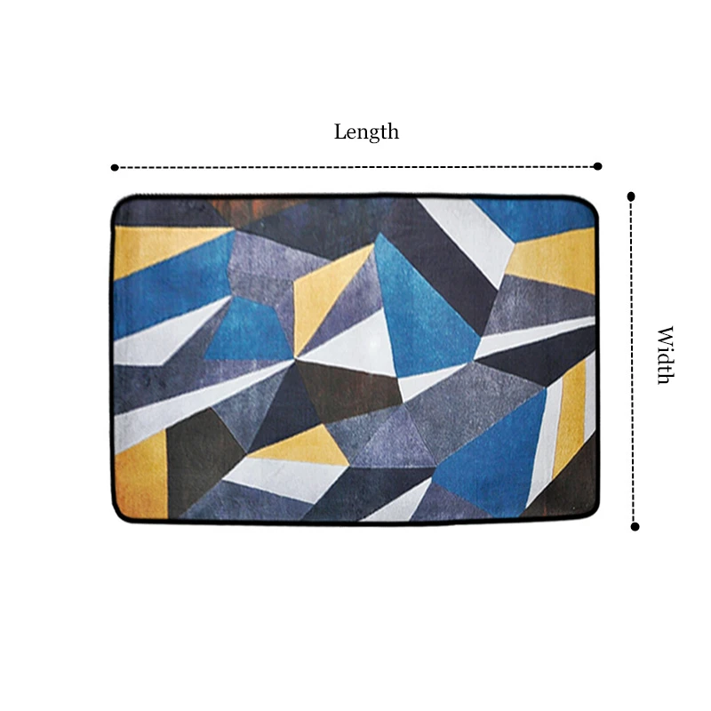 

Northern Europe Geometric Carpet Rectangle Living Room Bedroom Bedside Sofa Coffee Table Rugs Bathroom Non-slip Mats tapetes