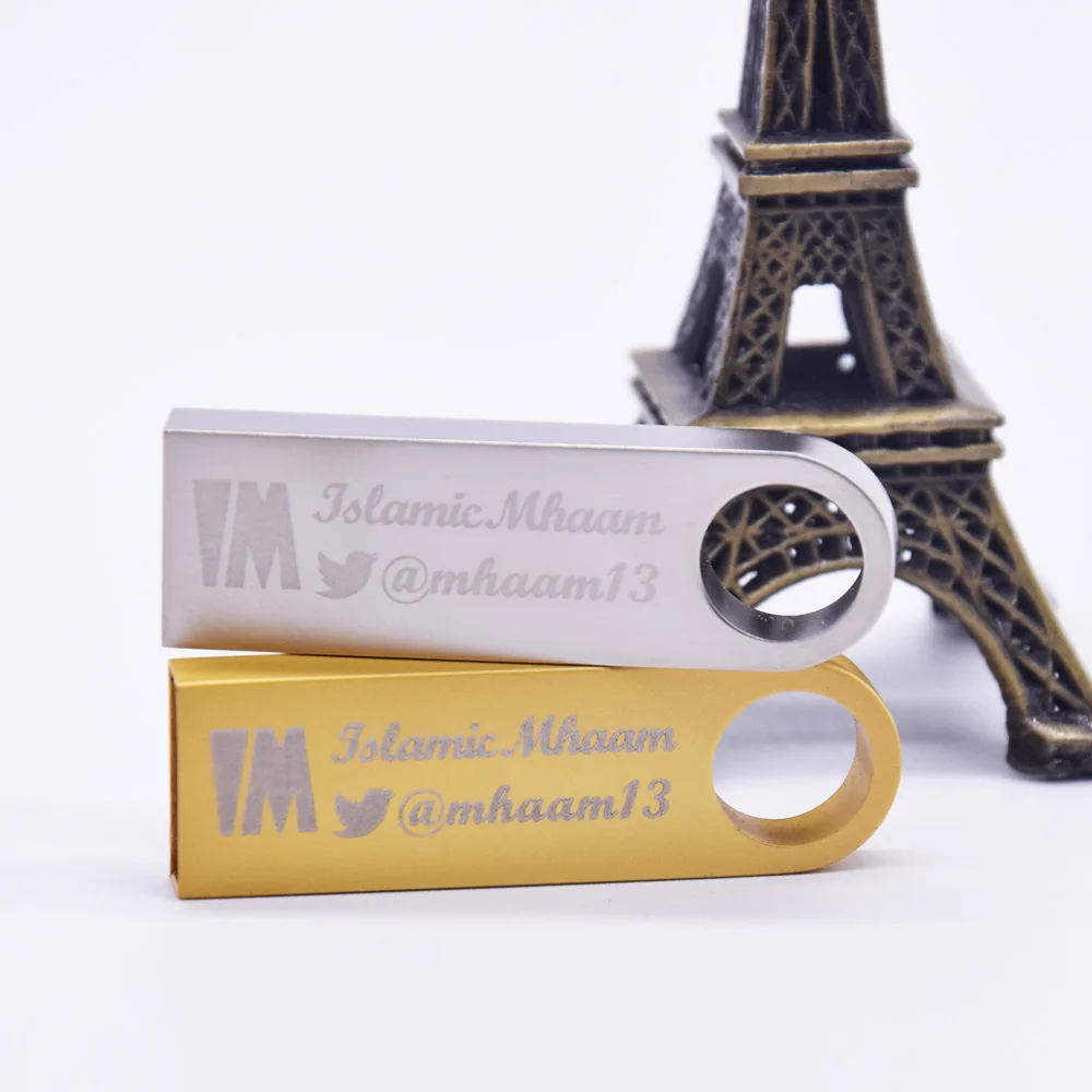 Usb флеш накопитель металлический 64 ГБ 8 16 32 USB 2 0 флешка Бесплатный собственный