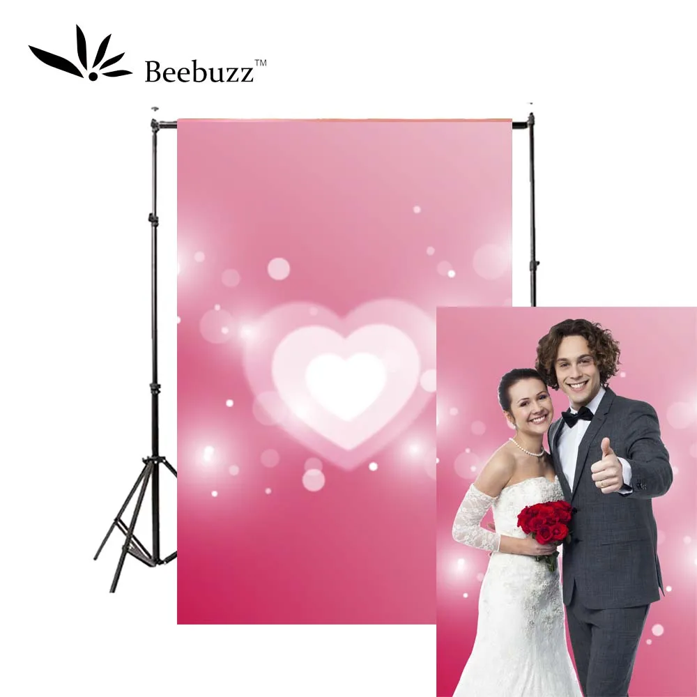 Розовый свет в форме сердца романтическая Милая любовь фон для фотостудии