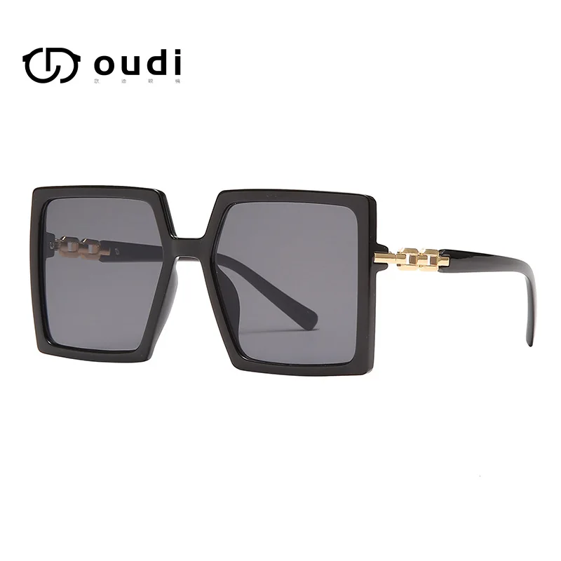 

Солнцезащитные очки в стиле ретро uv400 для мужчин и женщин, брендовые дизайнерские большие прямоугольные солнечные аксессуары с защитой от у...