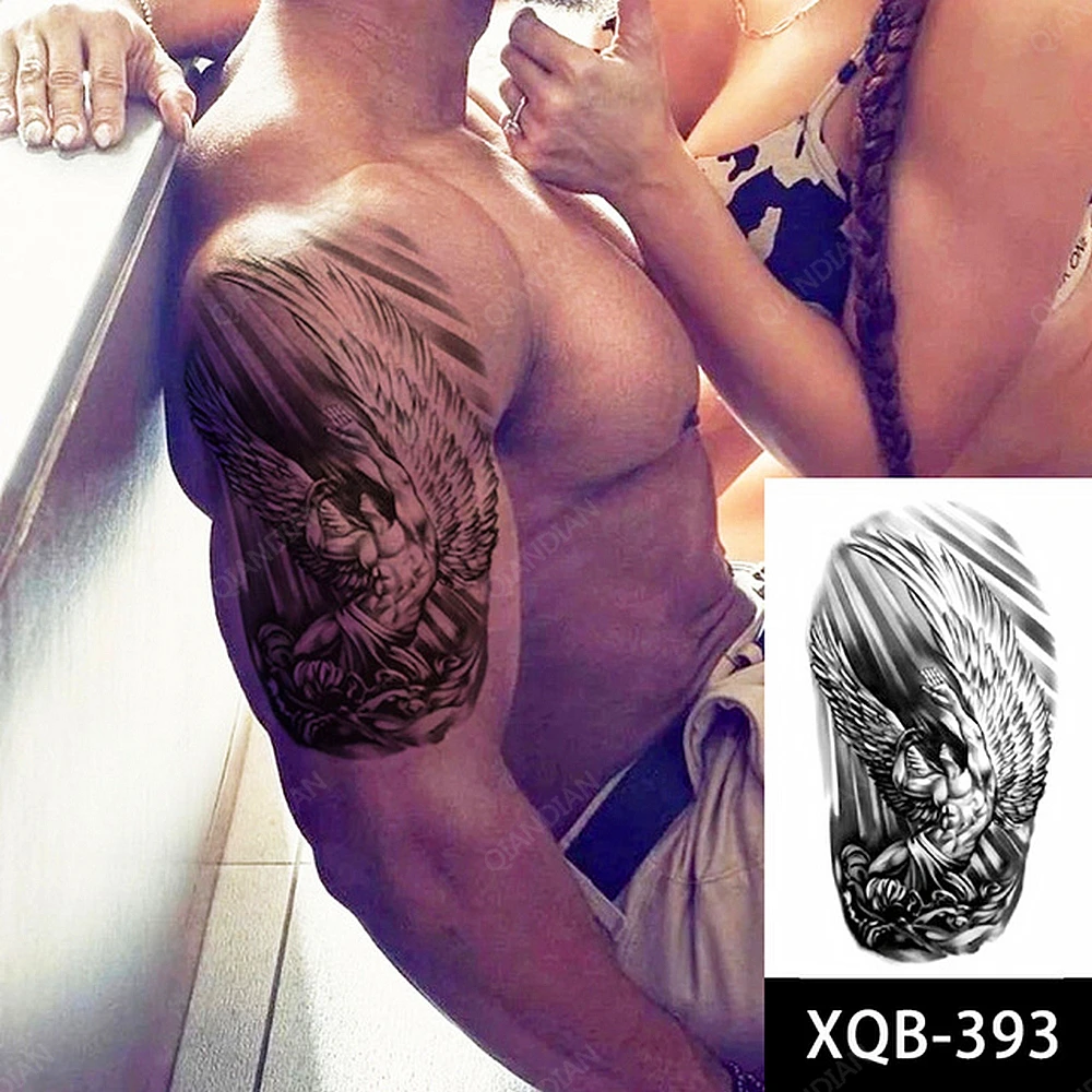 Мужские Водонепроницаемые временные наклейки-татуировки 1 шт. - купить по