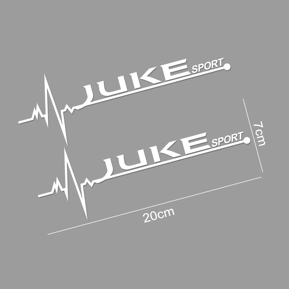 2 шт. наклейки для украшения бокового окна автомобиля Nissan Juke спортивные