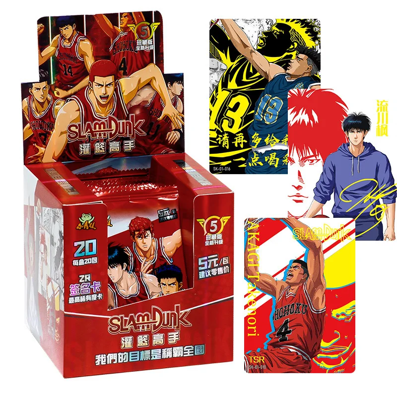 Оригинальная карта Slam Dunk Diamond Edition Kaede Rukawa Hanamichi Sakuragi ZR японское аниме-персонаж