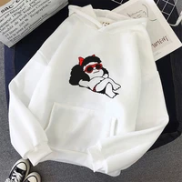 harajuku women hooded sweatshirt cartoon mafalda print femme hoodies winter tops camiseta mujer hoodies wholesal