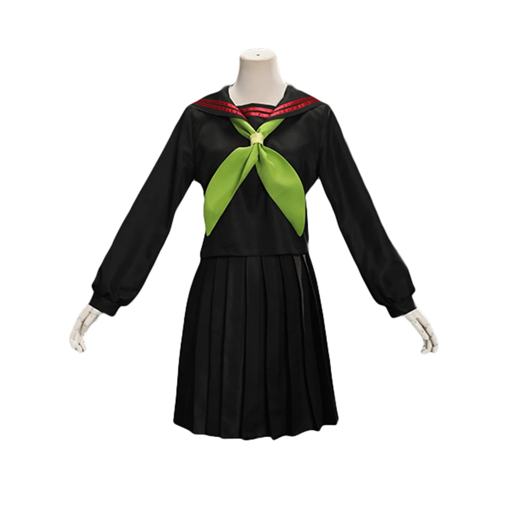

Brdwn Kimetsu no Yaiba Demon Slayer Womens Kamado Nezuko Cosplay Custome JK School Uniform Sailor Suit