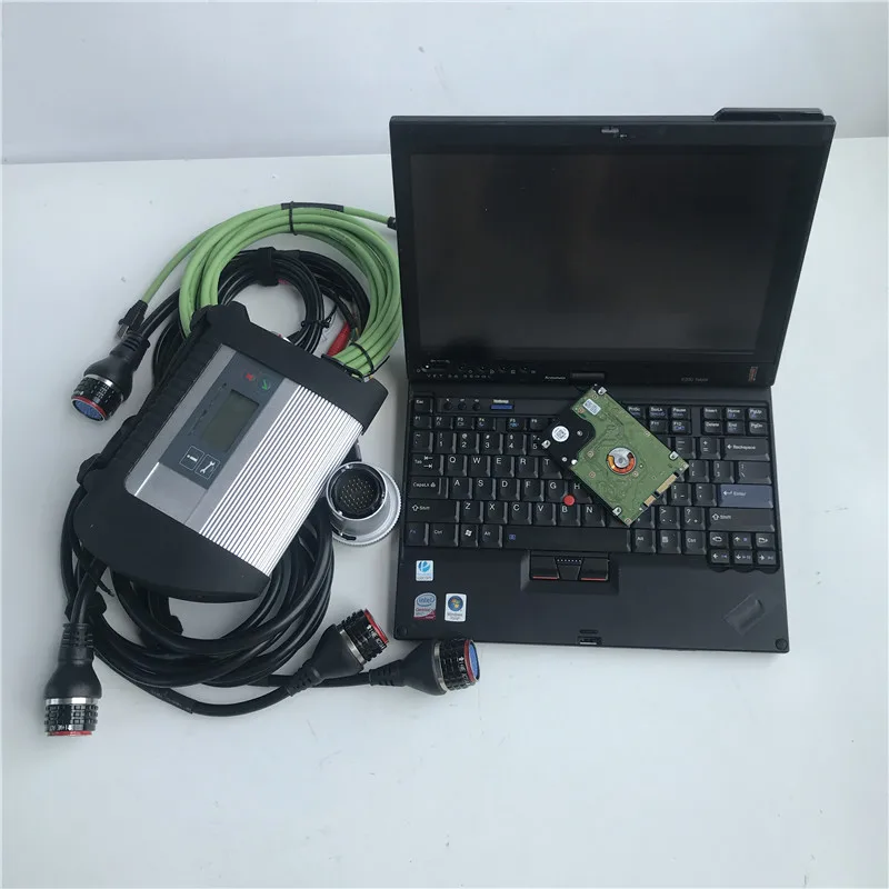 

High Quality MB Star C4 SD Connect with 2021.06 Software HDD diagnose PC x200t 4GB Laptop work for MB star c4 Diagnostic Tool