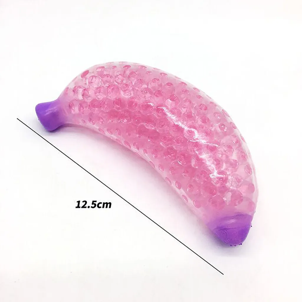 

Squishy Squeeze Juguetes Fidget Toys Spongy Banana Bead Stress Ball Toy Squeezable Squishies Stress Relief Toy Popit Abreact