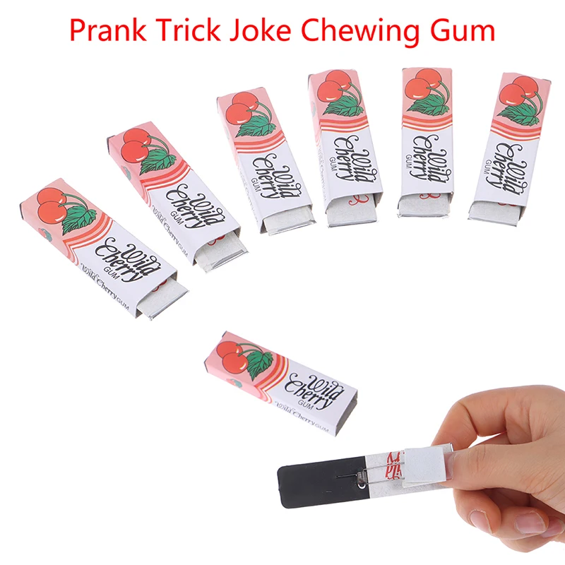 

1Pc Shock Joke Chewing Gum Pull Head Shocking Toy Gadget Prank Trick Gag Funny