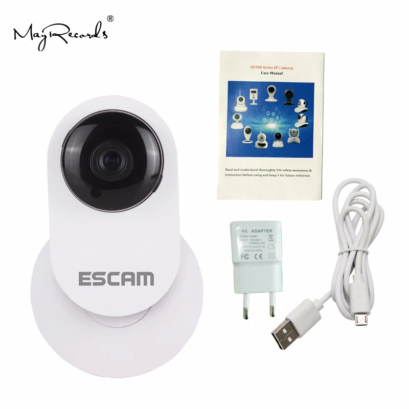 ESCAM 3 6 мм объектив Ant QF605 wifi 720P P2P ip-камера наблюдения камера s Поддержка Android IOS для