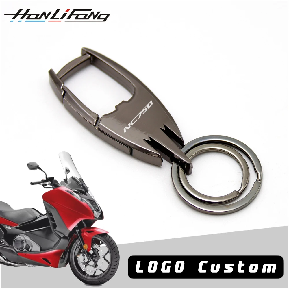 

For Honda NC750 NC750D NC750X NC750S NC 750 Custom Keyring Tag Motorcycle Keychain KeyDecorative Hooks Personal Accessories