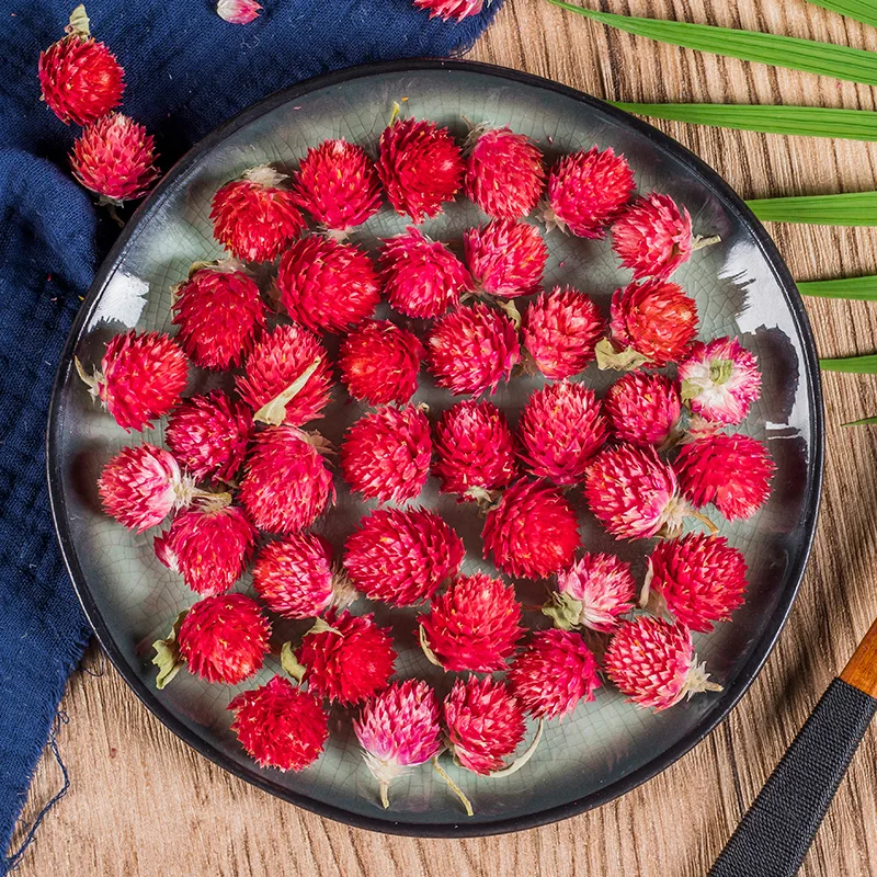 Натуральные сушеные цветы круглый шар красный цветок ароматизированные DIY