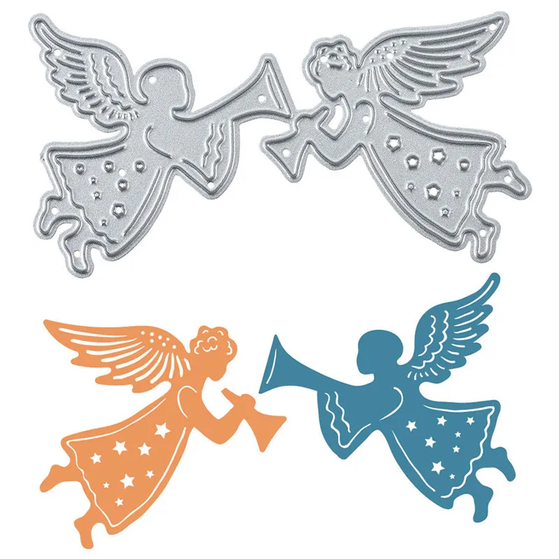 

DiyArts Angel Christmas Metal Cutting Dies for DIY Scrapbooking for Card Making Paper/photo Album Craft Stencil Templates Mold