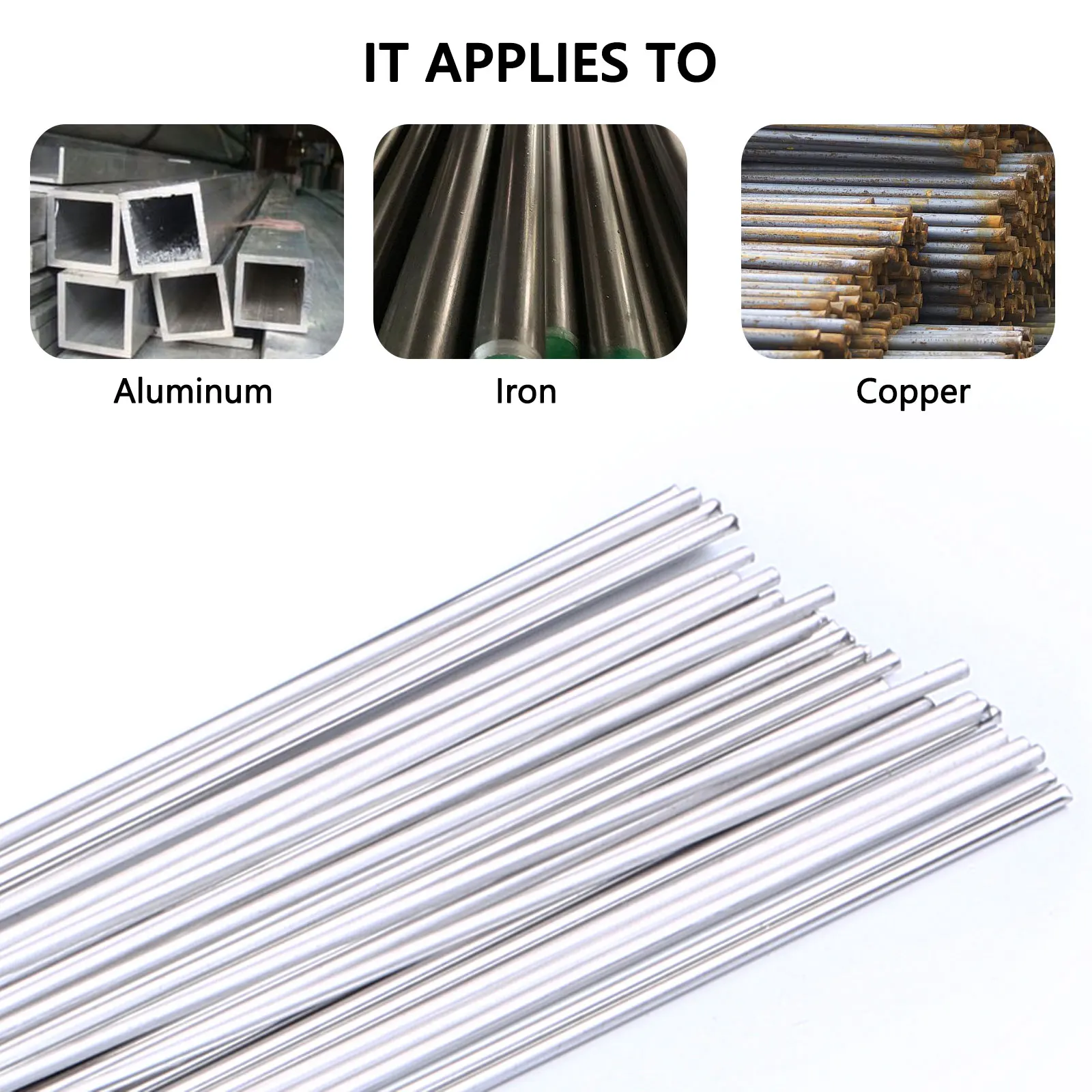

Easy Melt Low Temperature Aluminum Welding Rods 1.6/2mm Welding No Need For Welding Powder