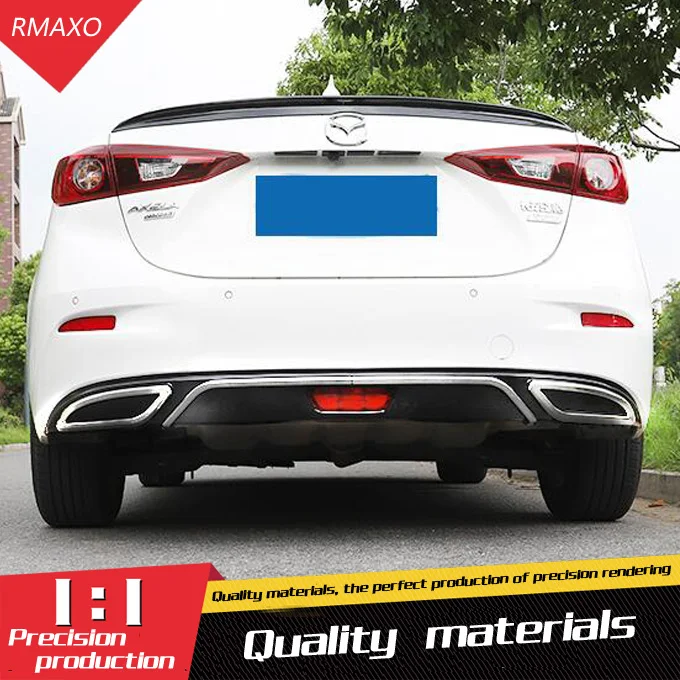 Задний спойлер для Mazda 3 Axela 2015 2018 задний бампер из АБС|Спойлеры и крылья| |