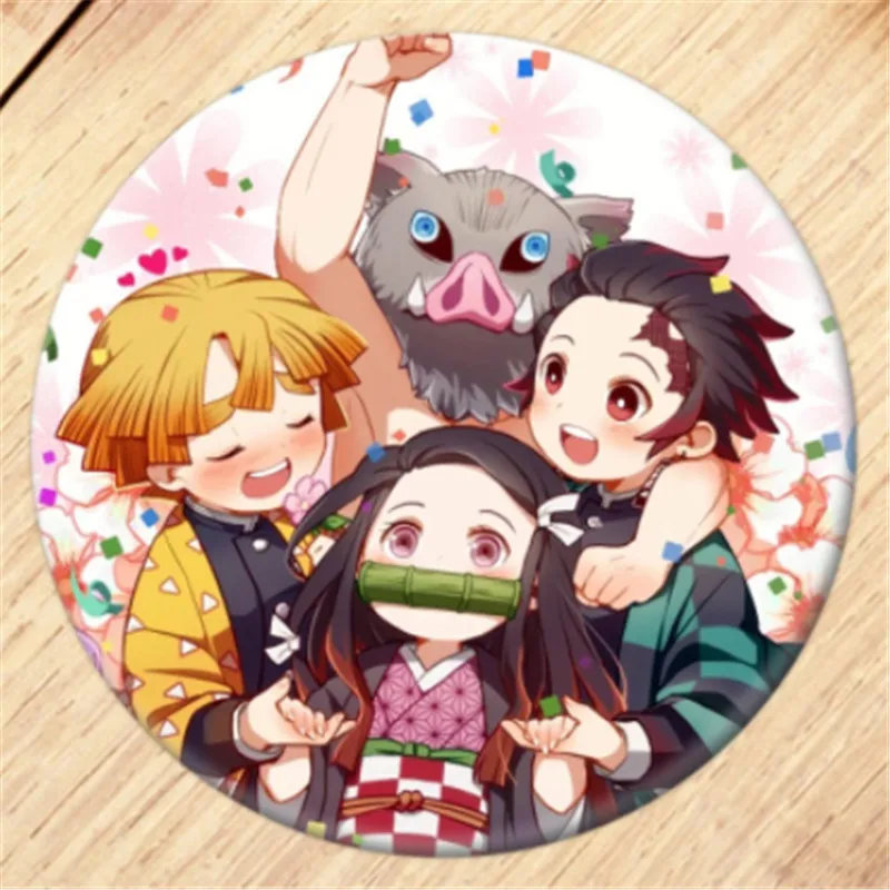 Прямая поставка брошь в стиле аниме рассекающий демонов: Kimetsu no Yaiba значки на