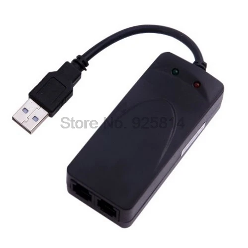 Dhl или fedex 20 шт. внешний 3 в 1 USB полнодуплексный 56K V.92 V.90 порты набора Dual Voice модем для