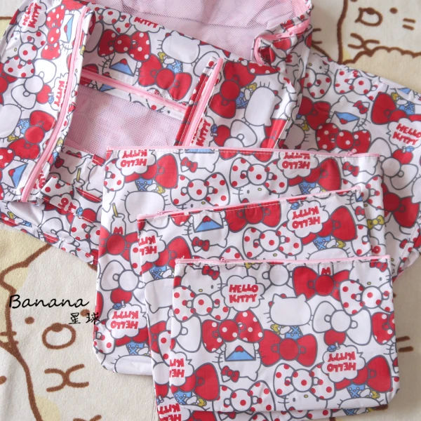 6 шт. мультяшная hello kitty My Melody Cinnamoroll pompomprin маленькая двойная звезда Anpanman косметичка для мытья, сумка для хранения, багажная сумка