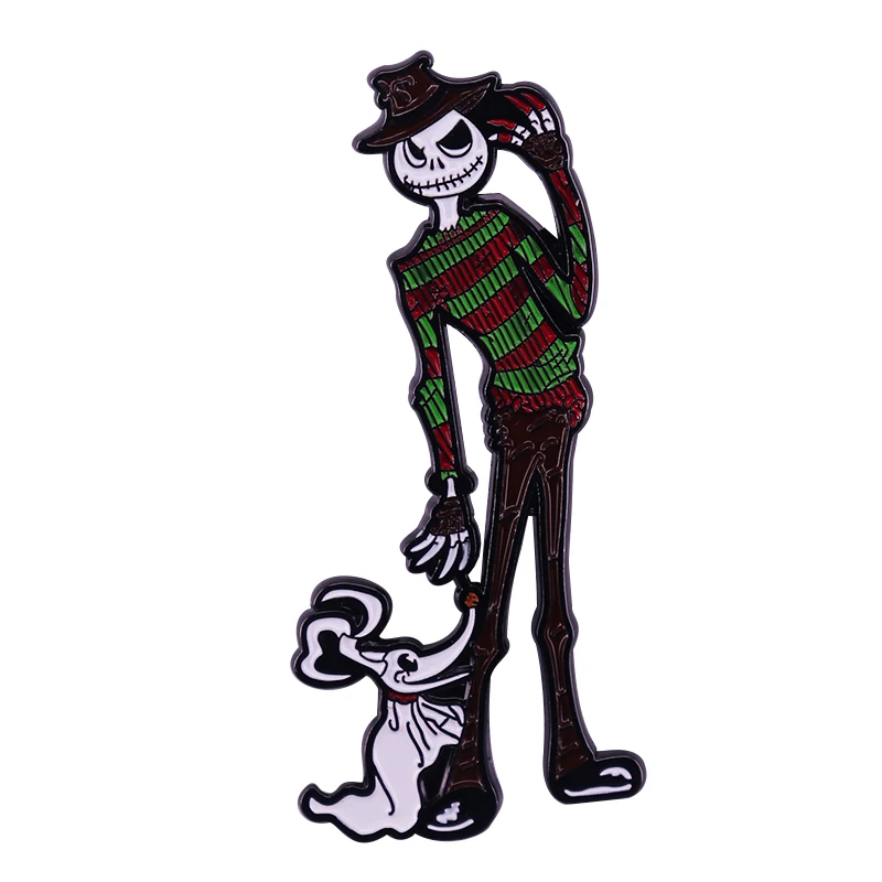 Ночные кошмары Фредди Крюгер из сериала Тыква|Броши| |